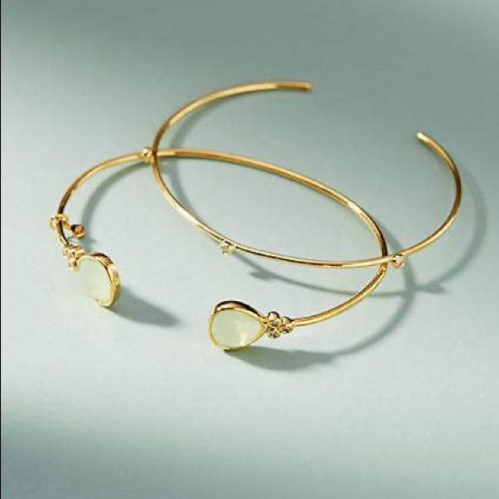Linda Cuff Bracelet - Set of 2 by Anthropologie